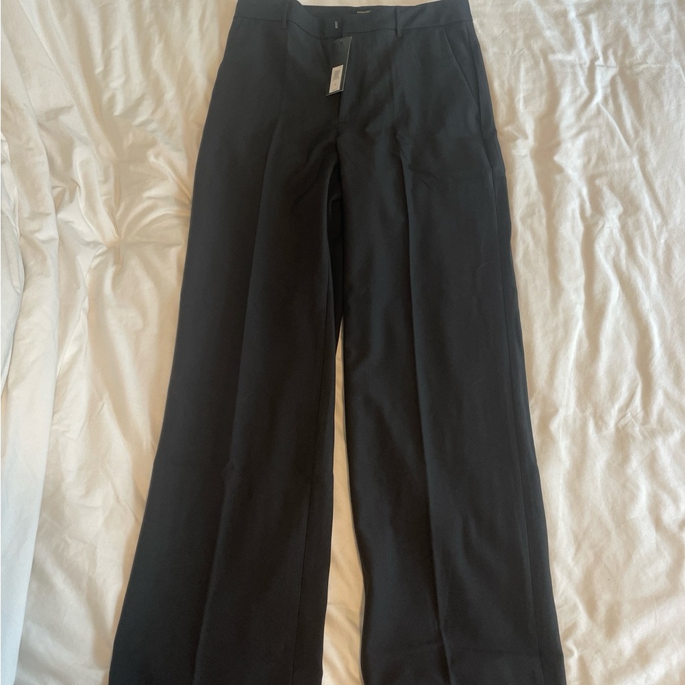 Banana Republic Black Sculpted Stretch Trousers